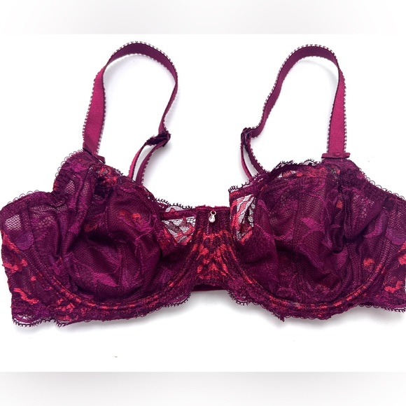 Fantasie Aubree Wired Side Support bra 30DDD (30E UK) Rouge - Picture 3 of 9